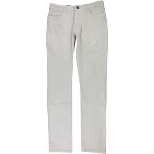 Rogue State Mens Basic Straight Leg Casual Pants, Beige, 30W x 32L, DM
